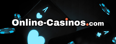 Online-Casinos.com Logo with Poker Cards